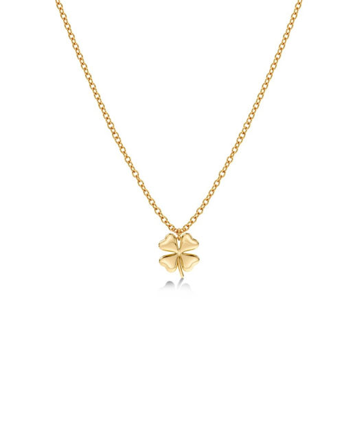 Stålhalsband Lucky Mini Necklace Gold SP26