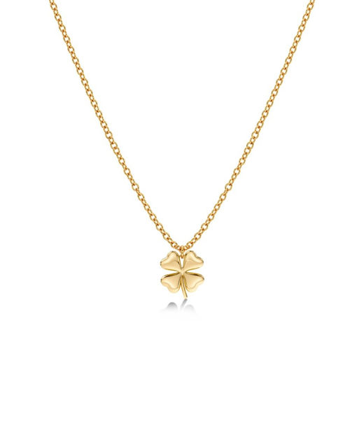 Stålhalsband Lucky Mini Necklace Gold SP26