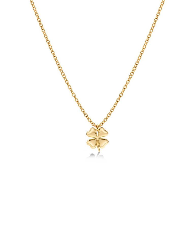 Stålhalsband Lucky Mini Necklace Gold SP26
