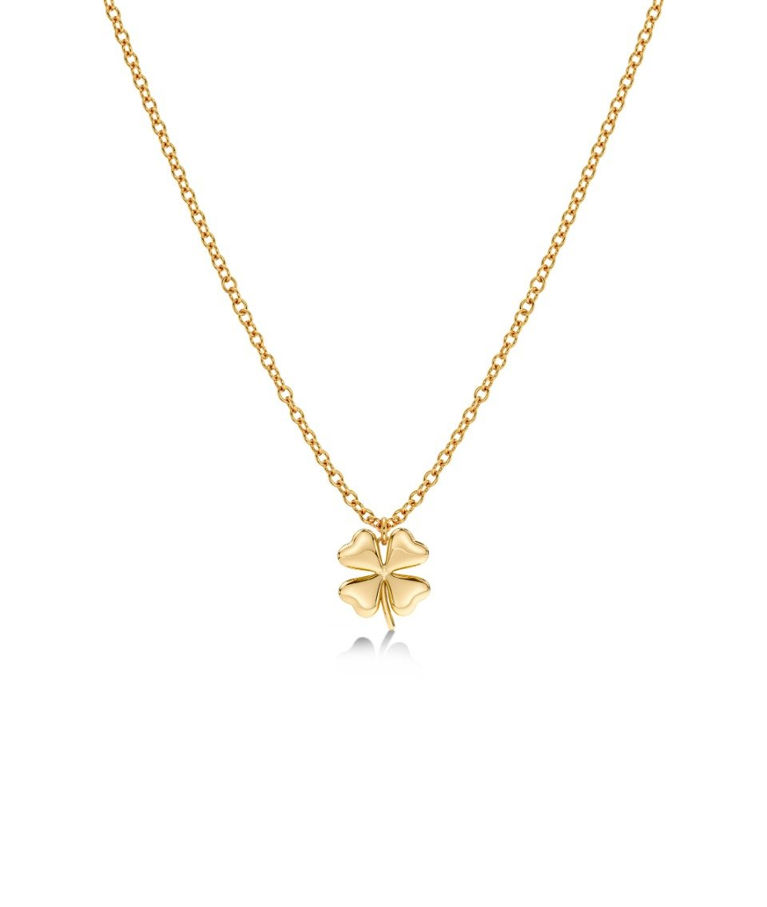 Stålhalsband Lucky Mini Necklace Gold SP26