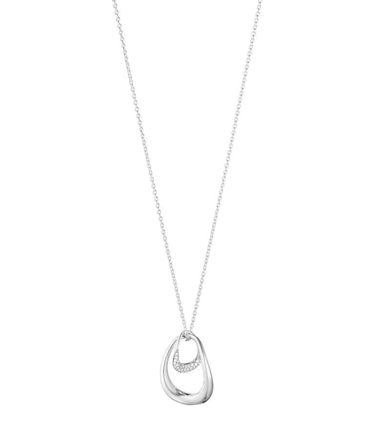 Silverhalsband Offspring Pave 0,08ct