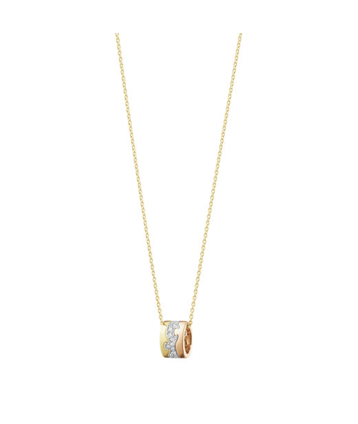 18k gg halsband Fusion 0,19ct