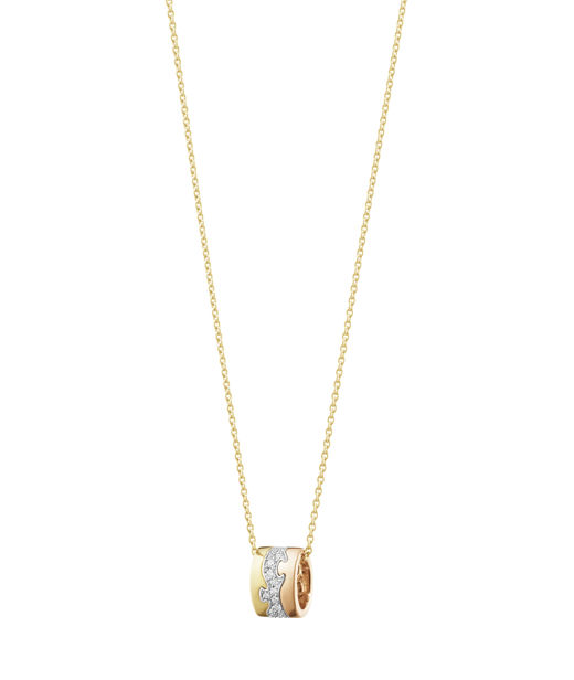 18k gg halsband Fusion 0,19ct