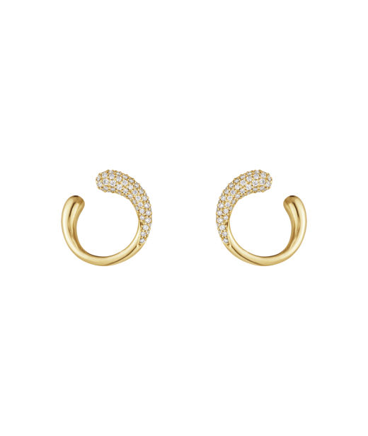 18k gg örhänge Mercy Pavé 0,38ct