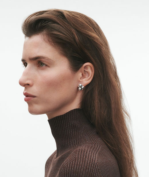 Silverörhänge Moonlight Grape studs