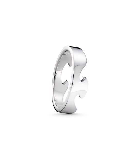 18k vg ring Fusion End SIZE 56