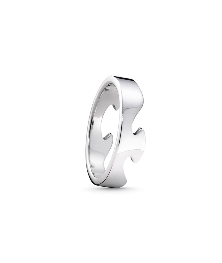 18k vg ring Fusion End SIZE 56