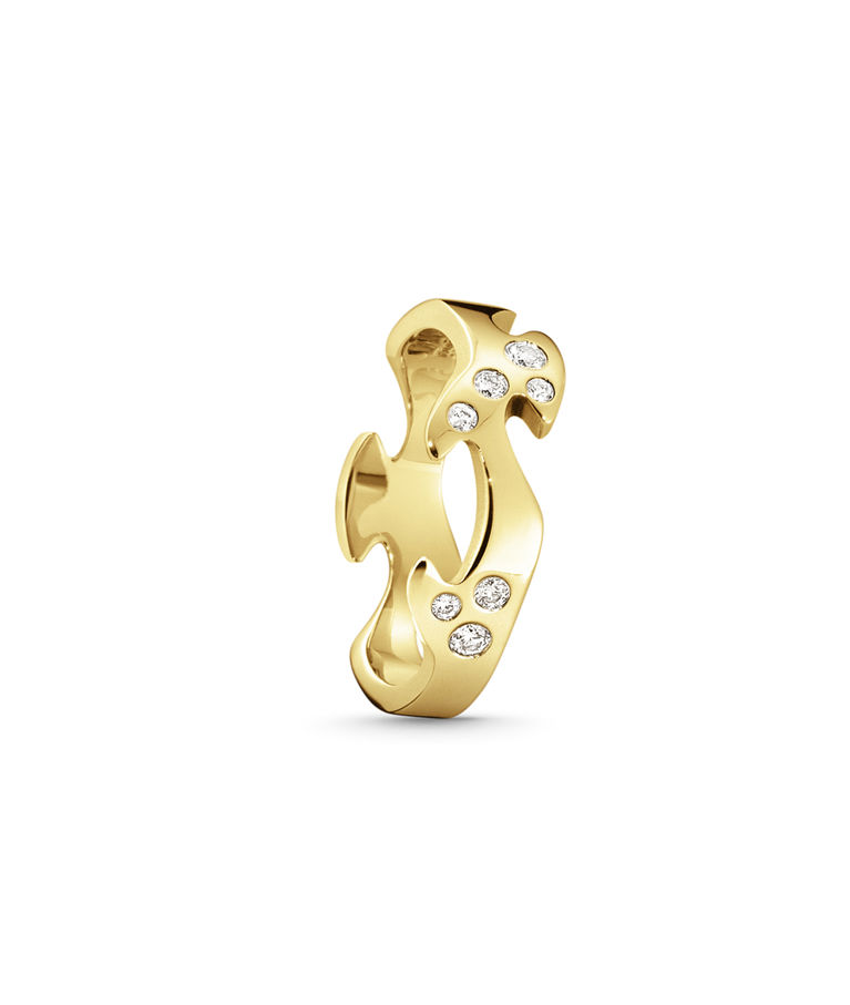 18k GG ring FusionCentre 0,16ct SIZE 56