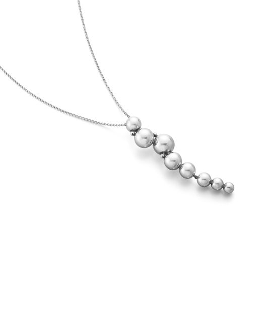 Silverhalsband Moonlight Grapes long