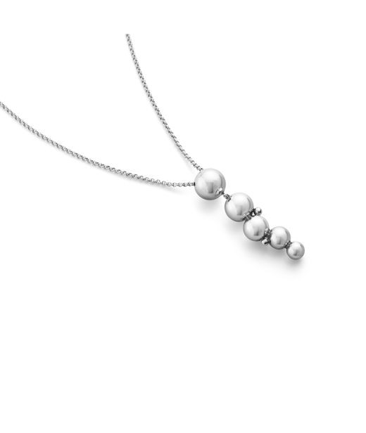 Silverhalsband Moonlight Grapes medium