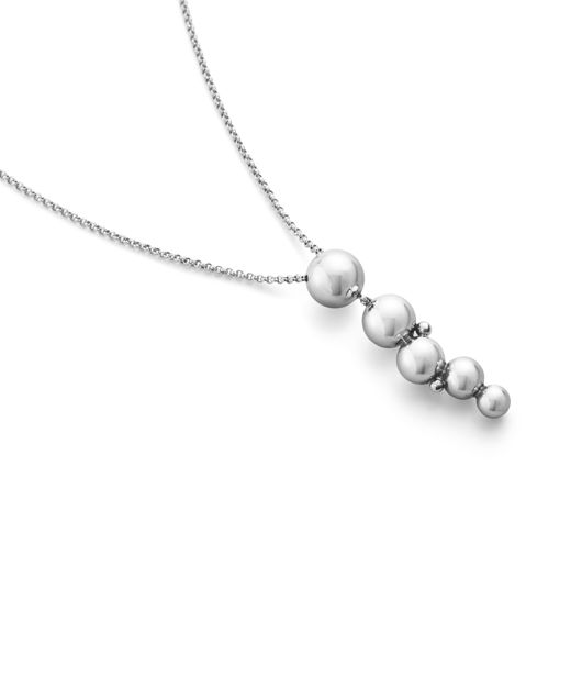 Silverhalsband Moonlight Grapes medium