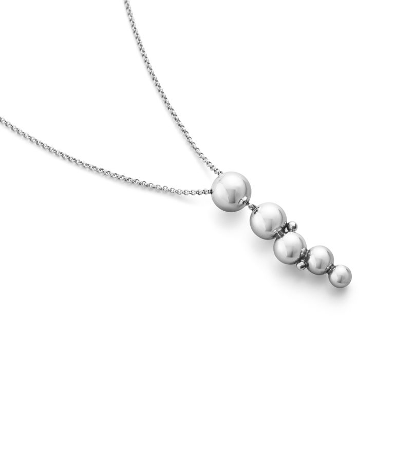 Silverhalsband Moonlight Grapes medium