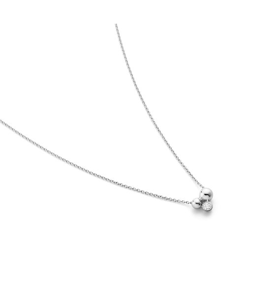 Silverhalsband Grape 0,07ct