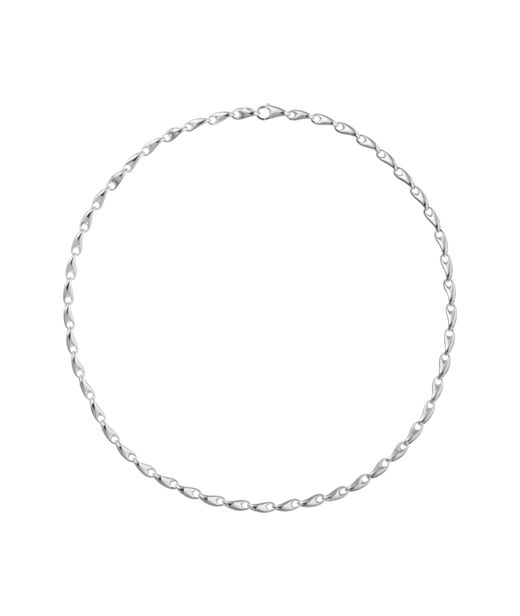 Silverhalsband Link Reflect Slim 45cm