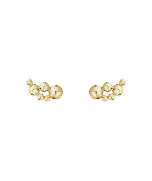 18k gg örhänge Grape 0,14ct Earcuff