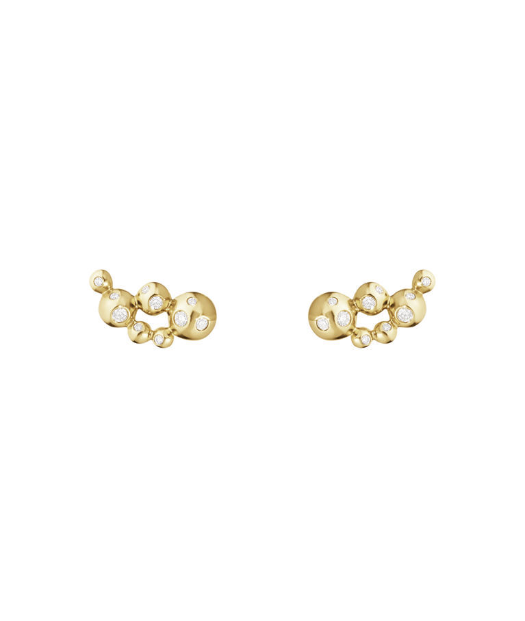 18k gg örhänge Grape 0,14ct Earcuff