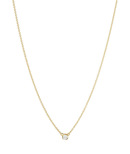18k rg Halsband Signature Solitaire 0,05ct