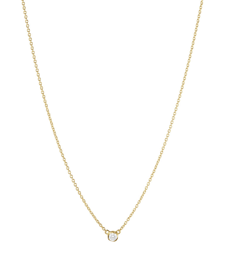 18k rg Halsband Signature Solitaire 0,05ct