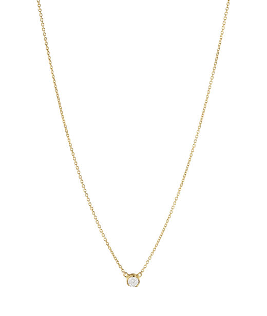 18k gg halsband GJ Signature Solitaire 0,10ct