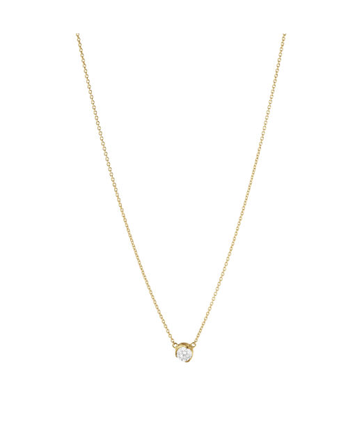 18k gg halsband GJ Signature Solitaire 0,20ct