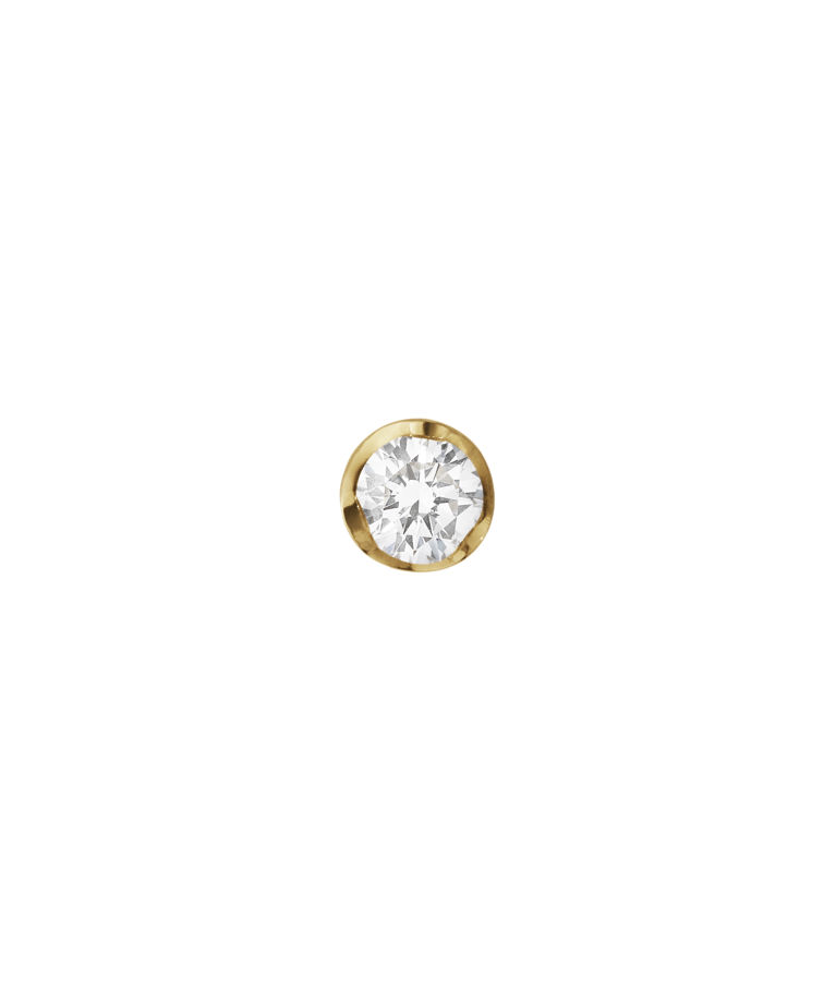 18k gg örhänge GJ Signature Solitare 0,10ct säljs styck