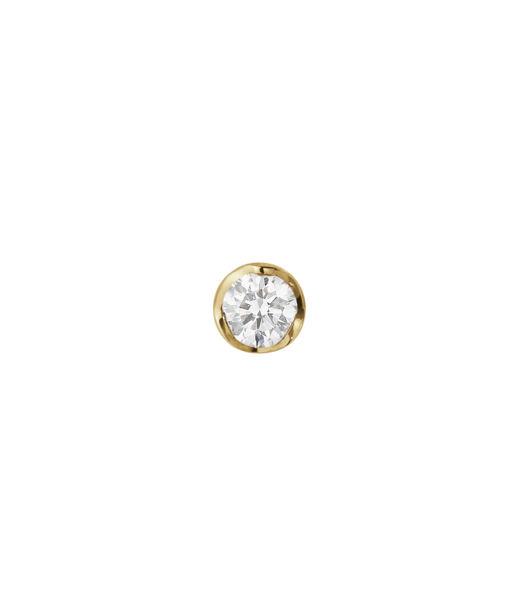 18k gg örhänge GJ Signature Solitare 0,05ct säljs styck