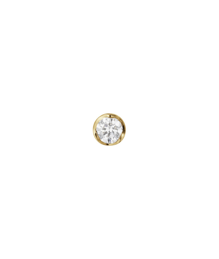 18k gg örhänge GJ Signature Solitare 0,05ct säljs styck