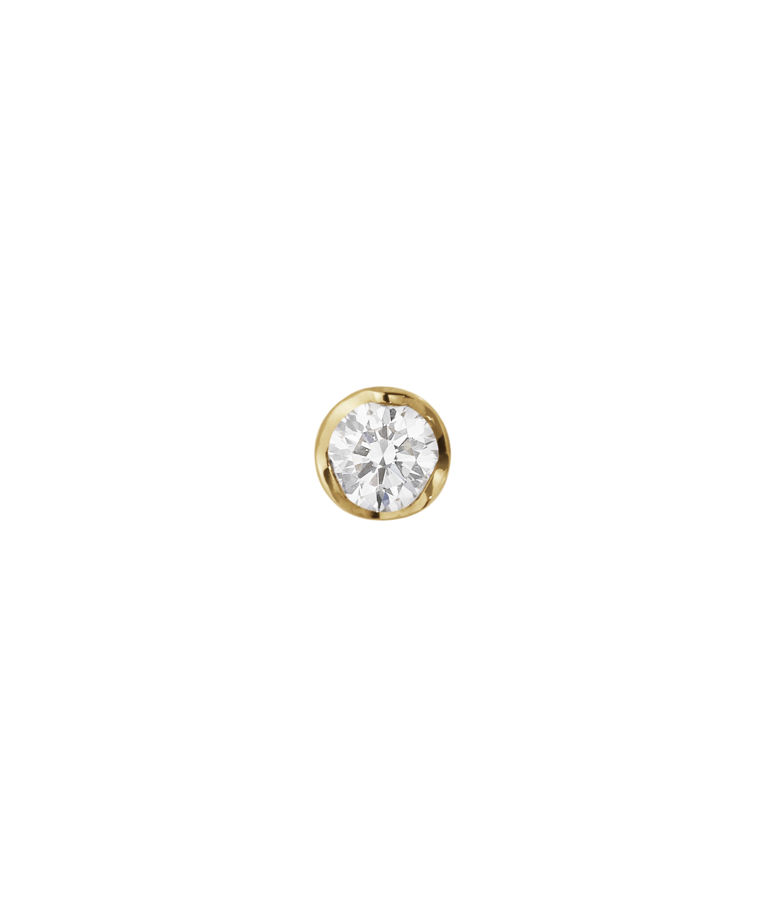 18k gg örhänge GJ Signature Solitare 0,05ct säljs styck