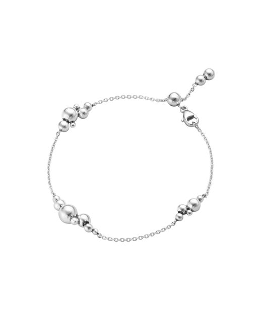 Silverarmband Grape Chain Clouds