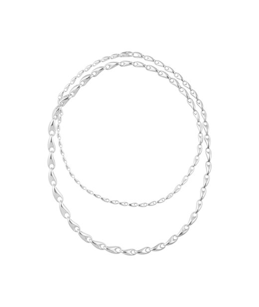 Silverhalsband Reflect Graduated 100cm