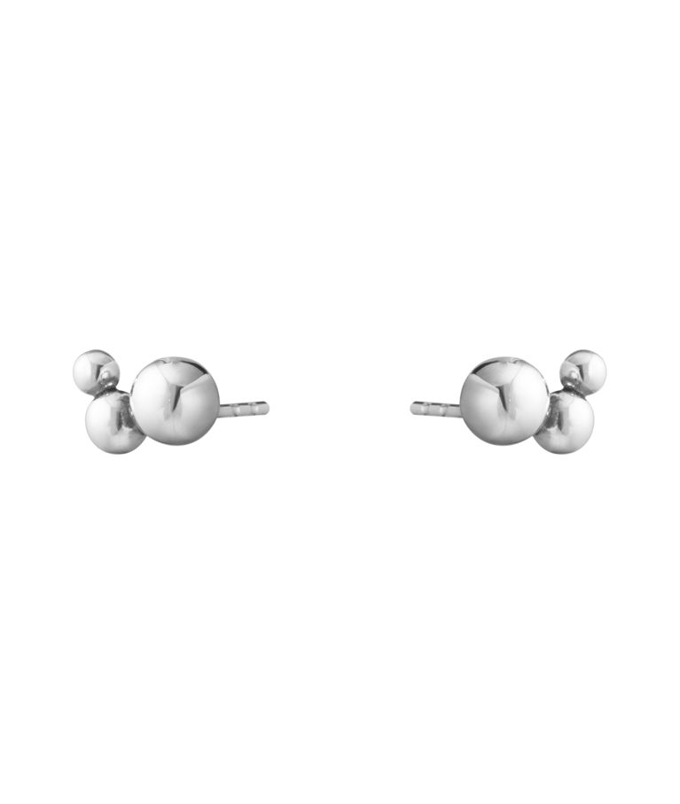 Silverörhänge Moonlight Grapes studs svängd