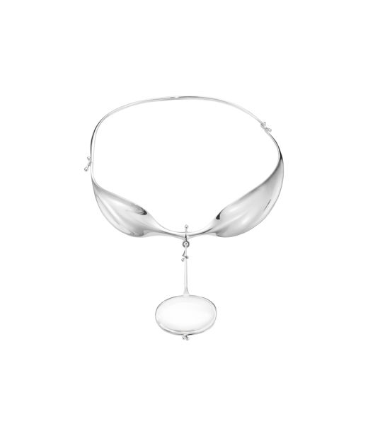 Silverhalsband Vivianna Neckring Rock Crystal ML