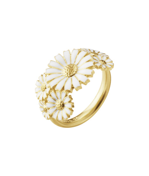 Silverring Daisy Layered White fg SIZE 55