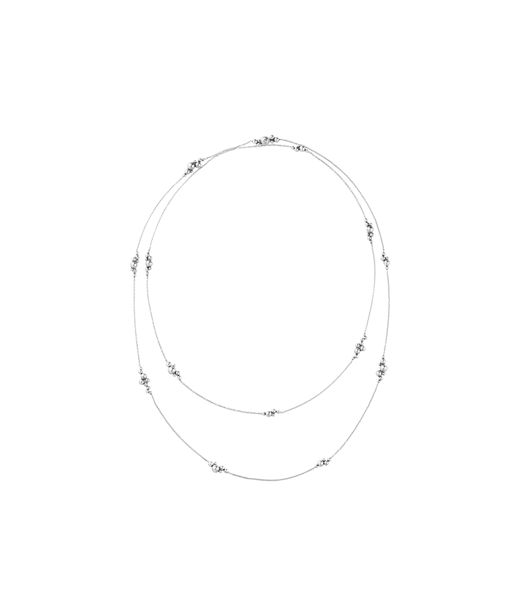 Silverhalsband Moonlight Grapes extra long 120cm