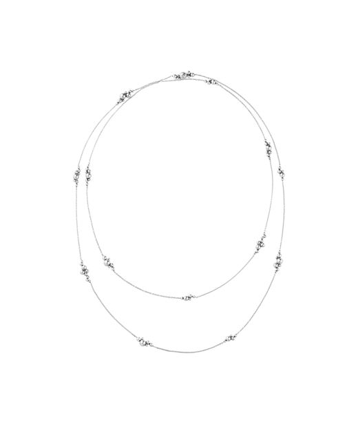 Silverhalsband Moonlight Grapes extra long 120cm