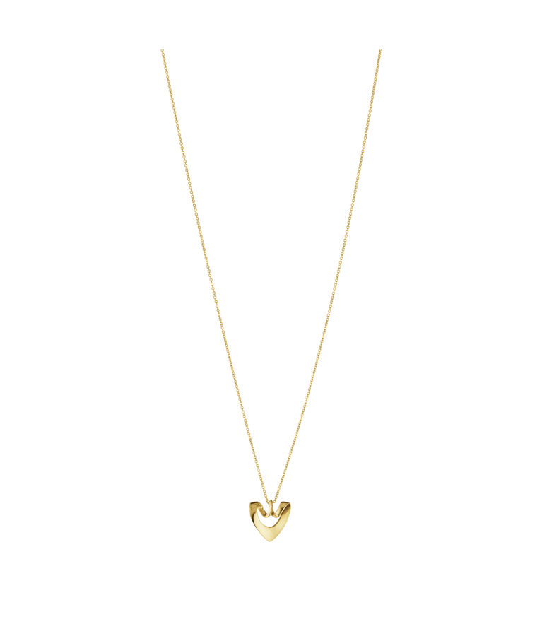 18k rg halsband Heart