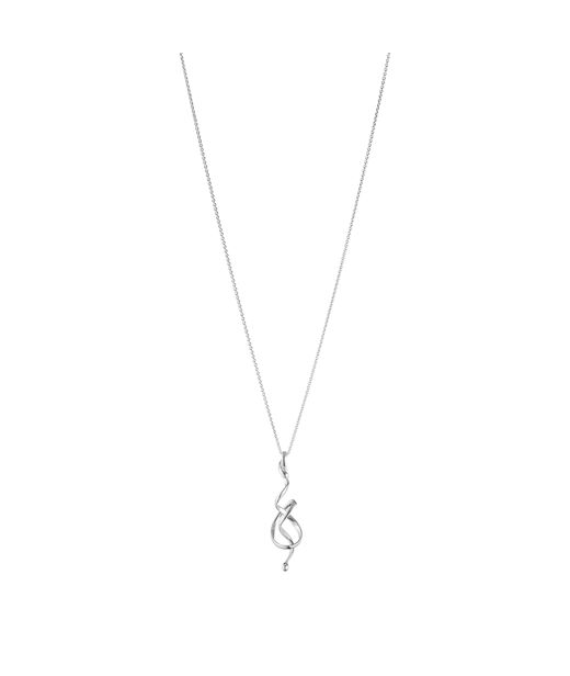 Silverhalsband FORGET-ME-KNOT