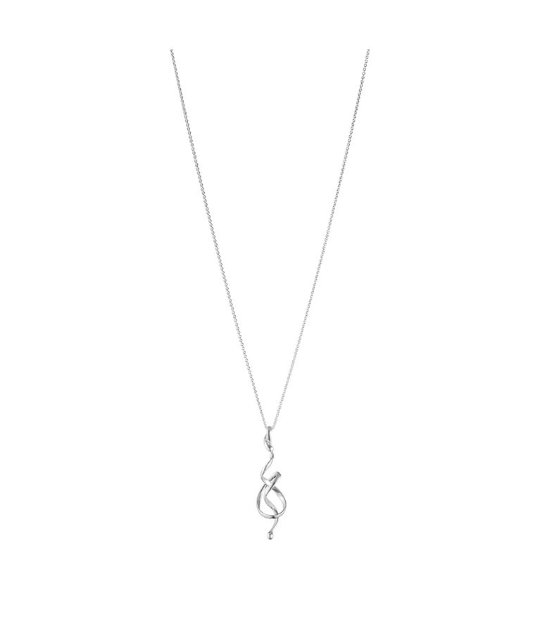 Silverhalsband FORGET-ME-KNOT