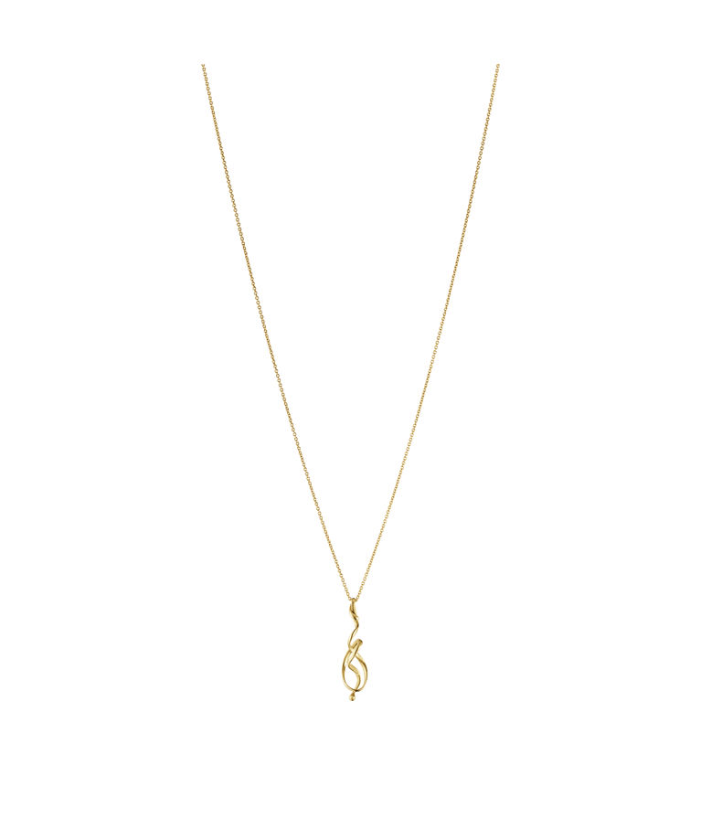18k gg halsband FORGET-ME-KNOT