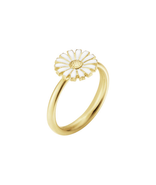 Silverring Daisy White 11mm fg SIZE 55