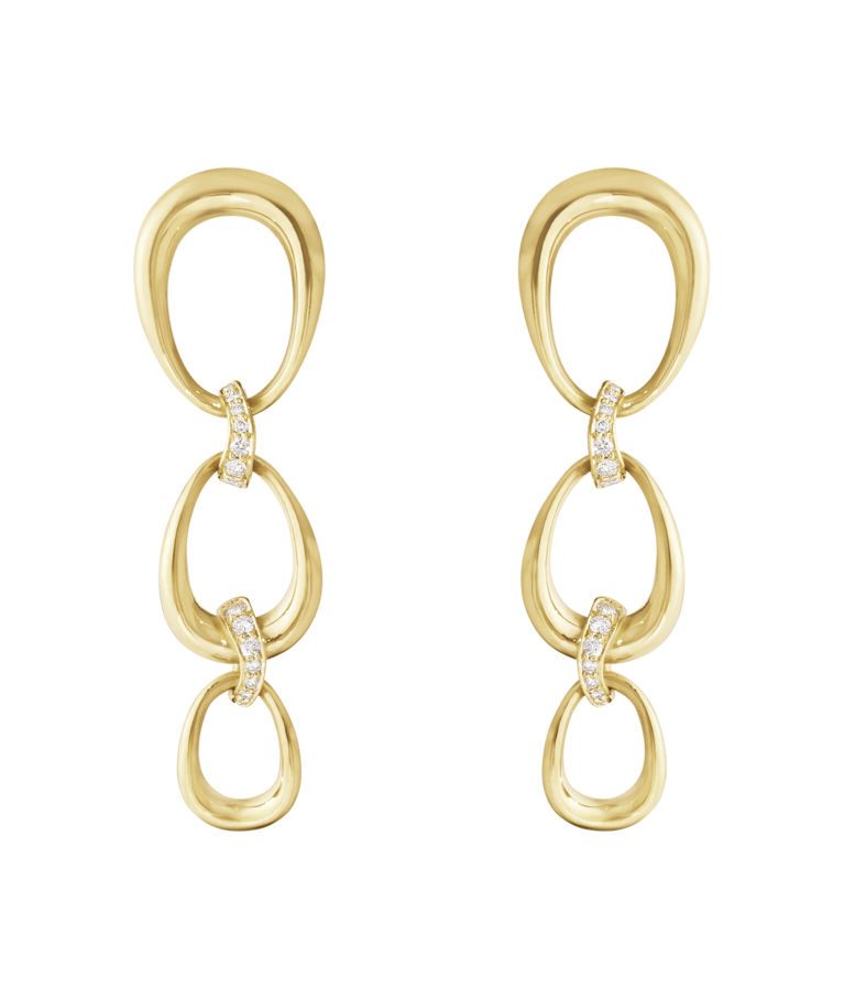 18K gg Örhängen Offspring 0,11ct