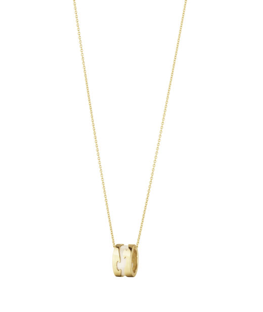 18k gg halsband Fusion Beige Hyceram