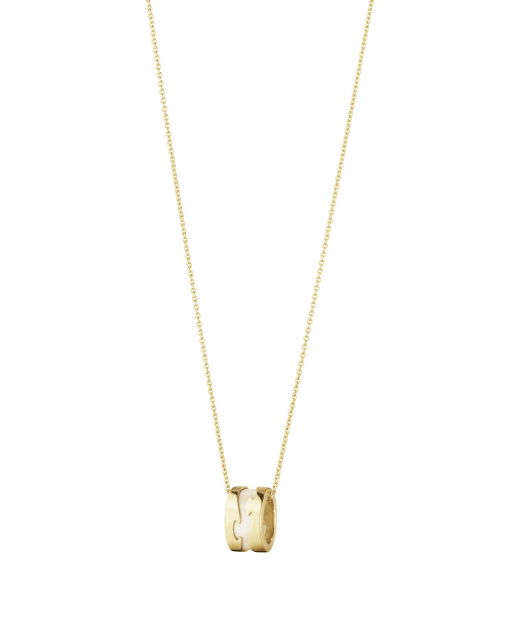 18k gg halsband Fusion Beige Hyceram