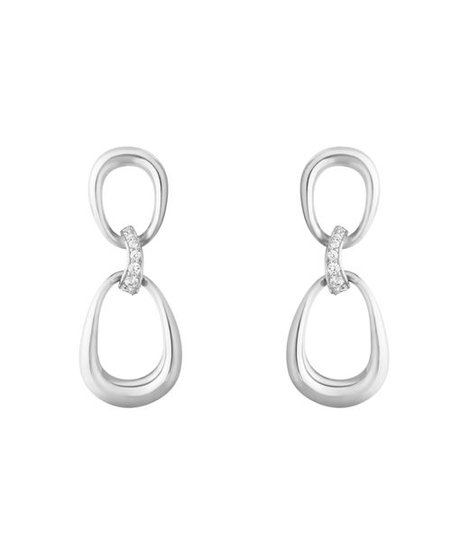 Silverörhänge Offspring 0.05ct