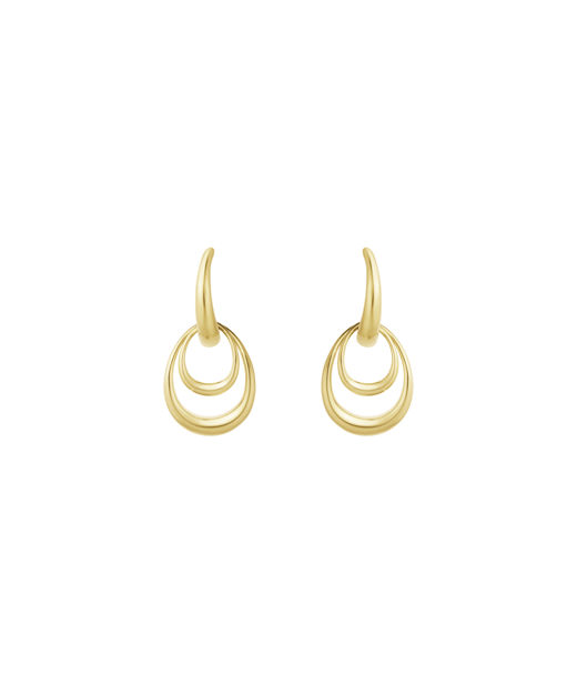 18k gg örhänge OFFSPRING DOUBLE ELEMENT SMALL