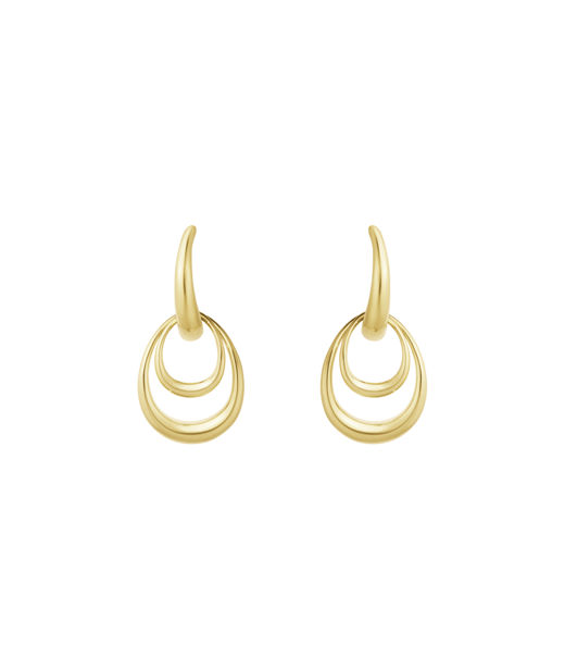 18k gg örhänge OFFSPRING DOUBLE ELEMENT SMALL
