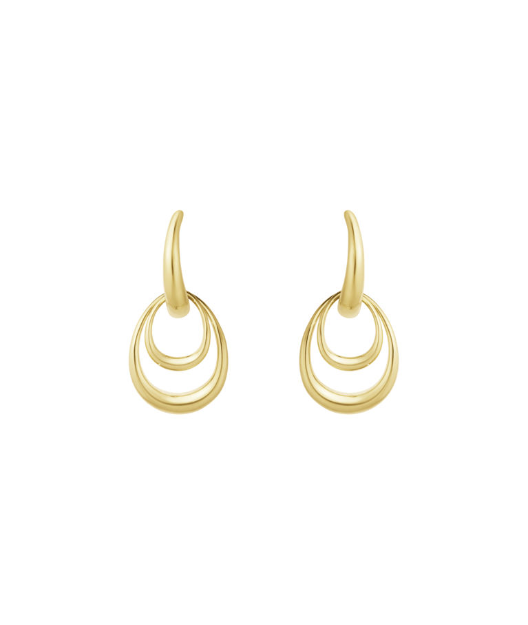 18k gg örhänge OFFSPRING DOUBLE ELEMENT SMALL