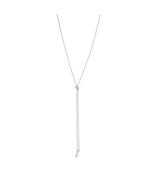 Silverhalsband REFLECT LARIAT 130 CM