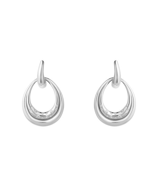 Silverörhänge OFFSPRING MEDIUM DIA 0.08 CT