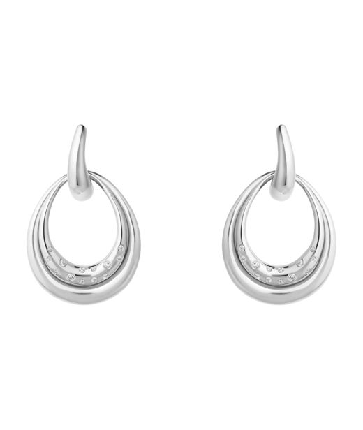 Silverörhänge OFFSPRING MEDIUM DIA 0.08 CT